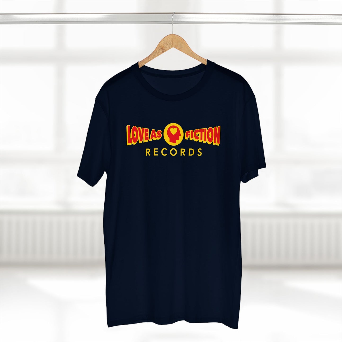 Love As Fiction Records T‑Shirt — Retro Band Logo Tee