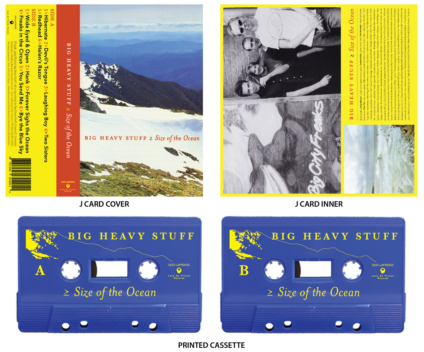 Big Heavy Stuff - Size of the Ocean - Limited Edition Cassette