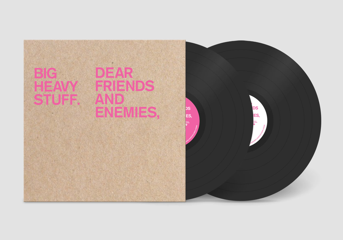 Big Heavy Stuff - Dear Friends and Enemies, - Limited Edition Double Vinyl Reissue