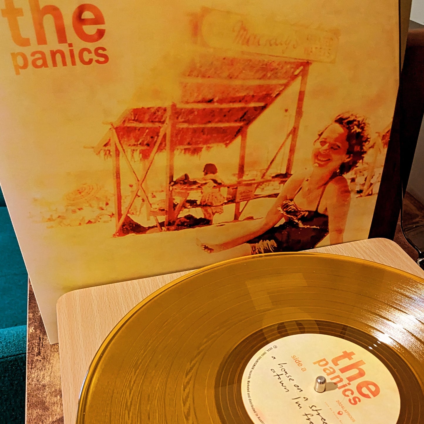 The Panics - A House on a Street in a Town I'm From - Limited Edition Clear Orange Vinyl