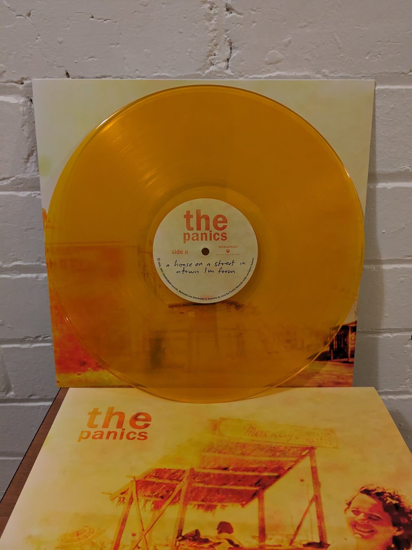 The Panics - A House on a Street in a Town I'm From - Limited Edition Clear Orange Vinyl