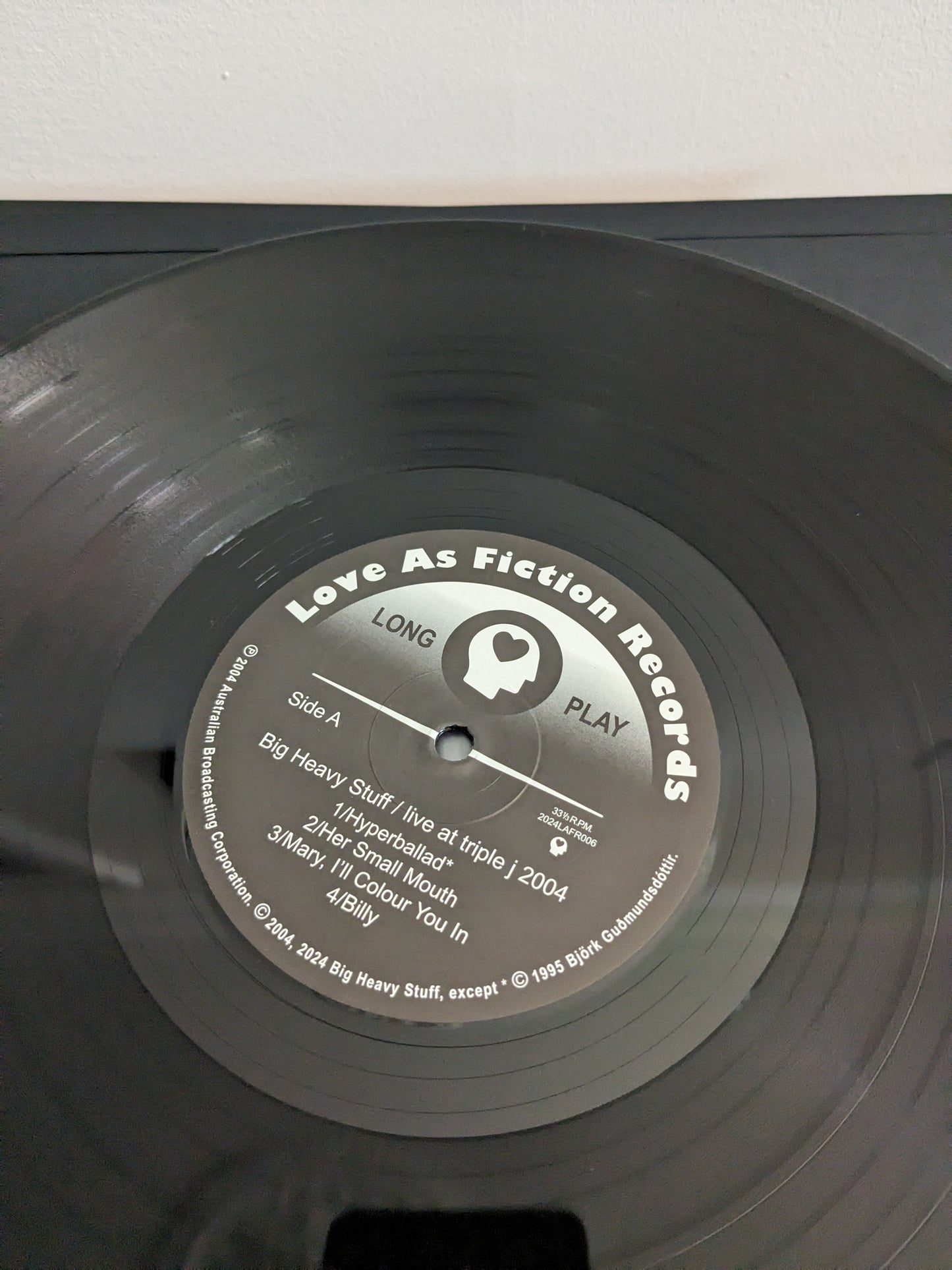 Big Heavy Stuff - Live at triple j 2004 - Limited Edition Vinyl