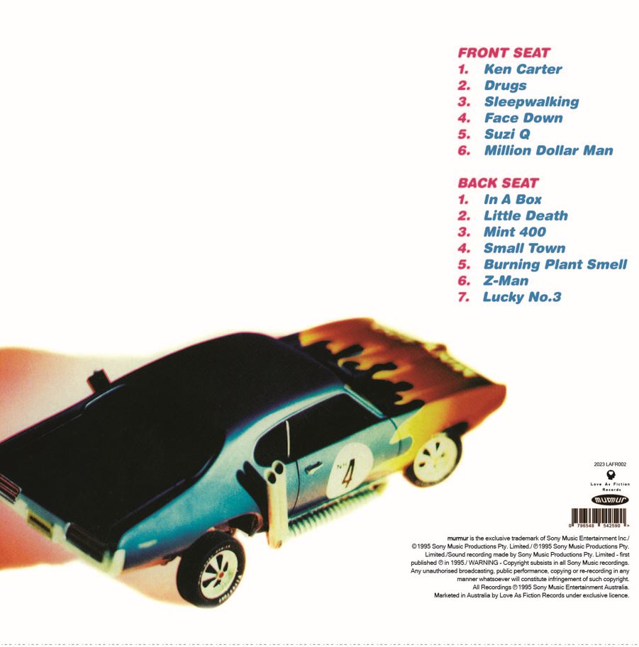 Back cover of Ammonia Mint 400 vinyl reissue