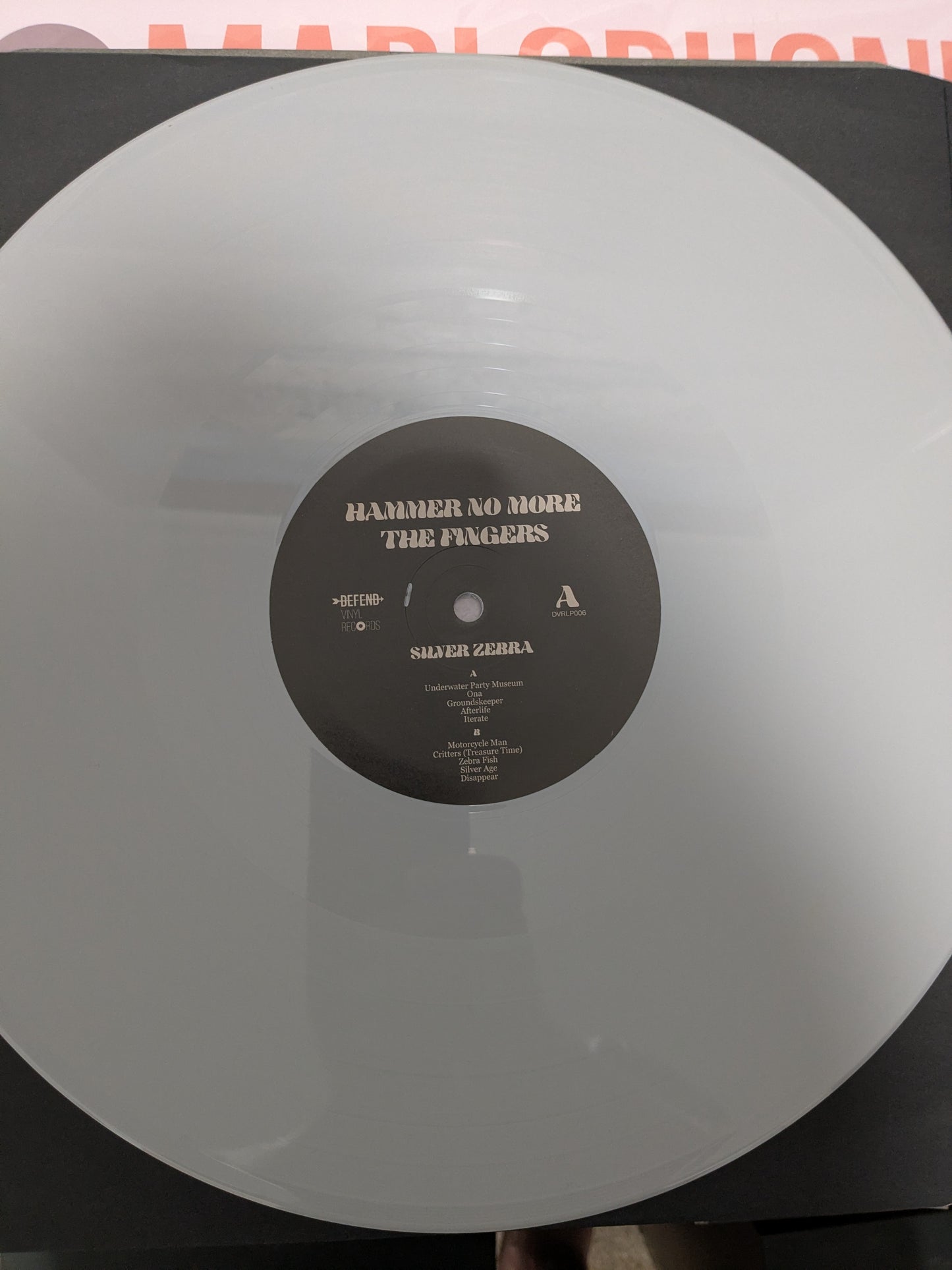 Hammer No More The Fingers - Silver Zebra - Vinyl LP
