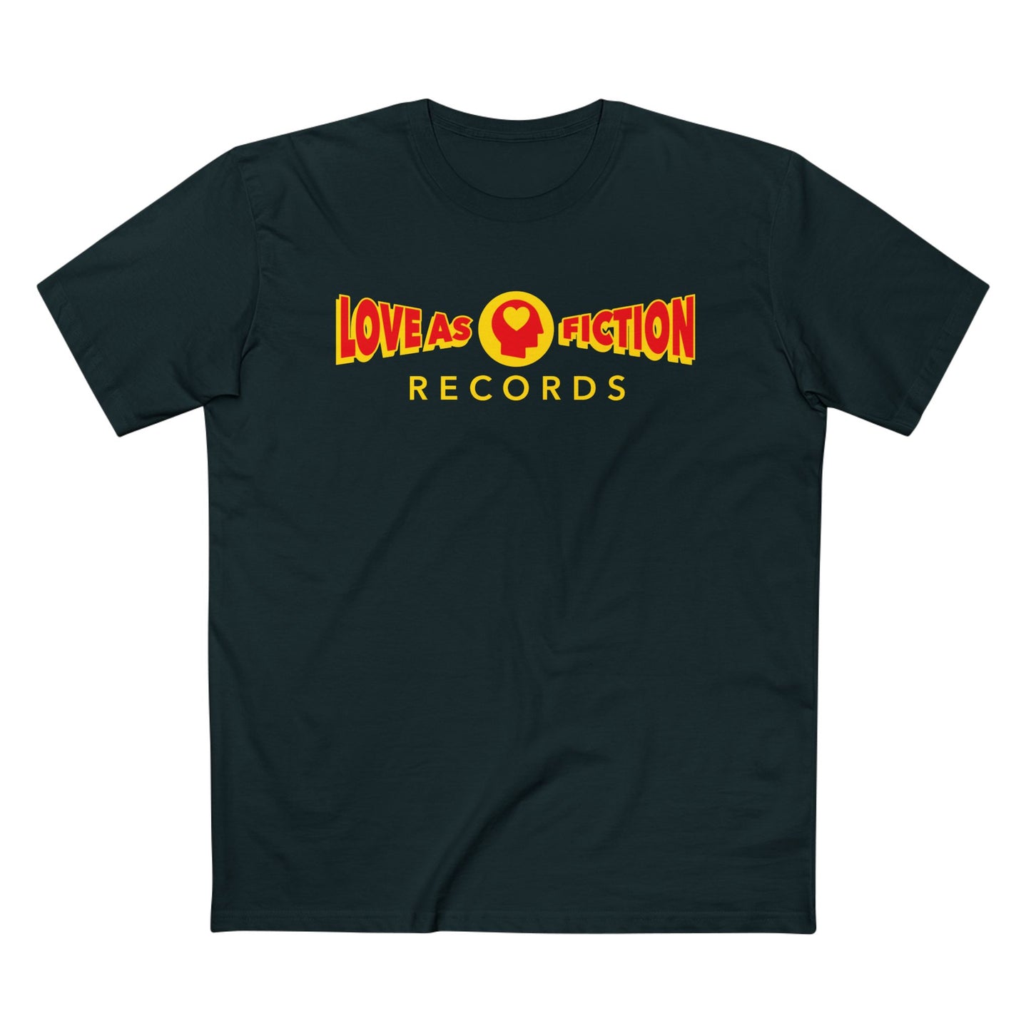 Love As Fiction Records T‑Shirt — Retro Band Logo Tee