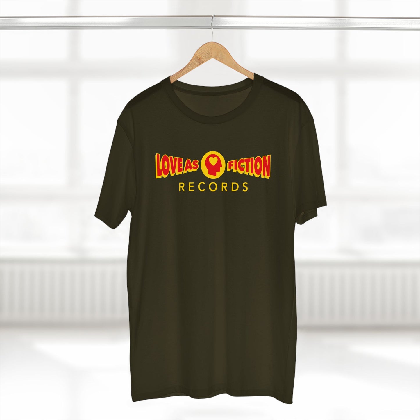 Love As Fiction Records T‑Shirt — Retro Band Logo Tee