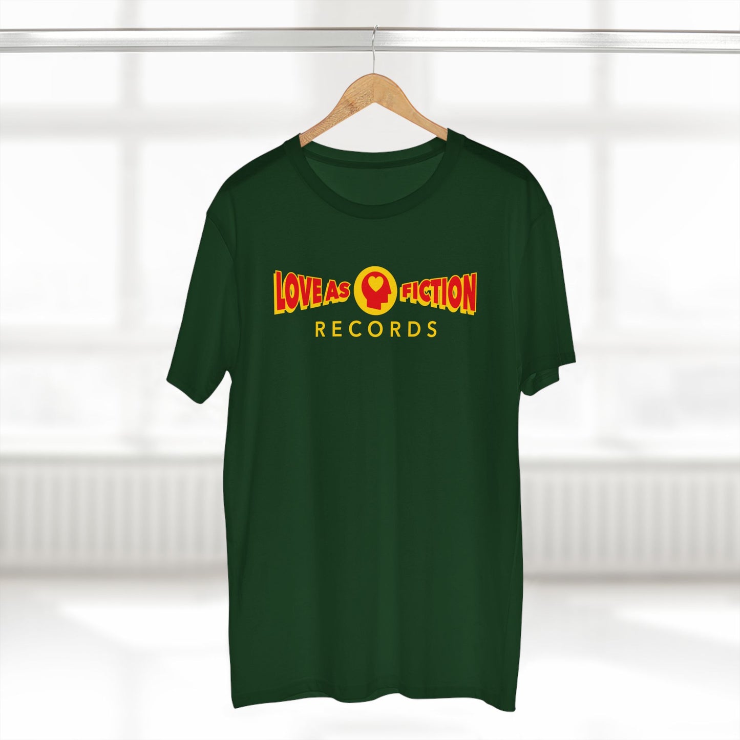 Love As Fiction Records T‑Shirt — Retro Band Logo Tee