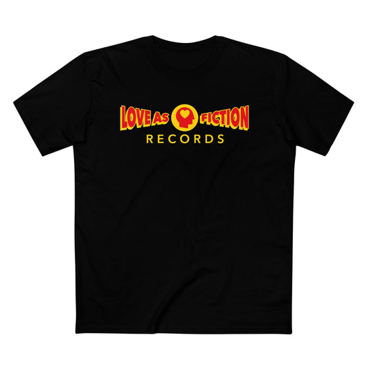 Love As Fiction Records T‑Shirt — Retro Band Logo Tee
