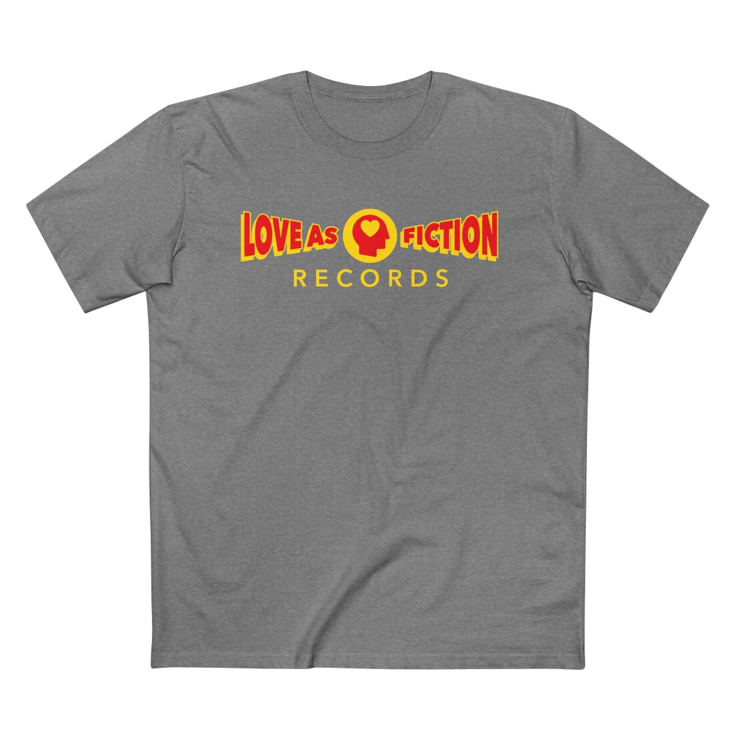 Love As Fiction Records T‑Shirt — Retro Band Logo Tee