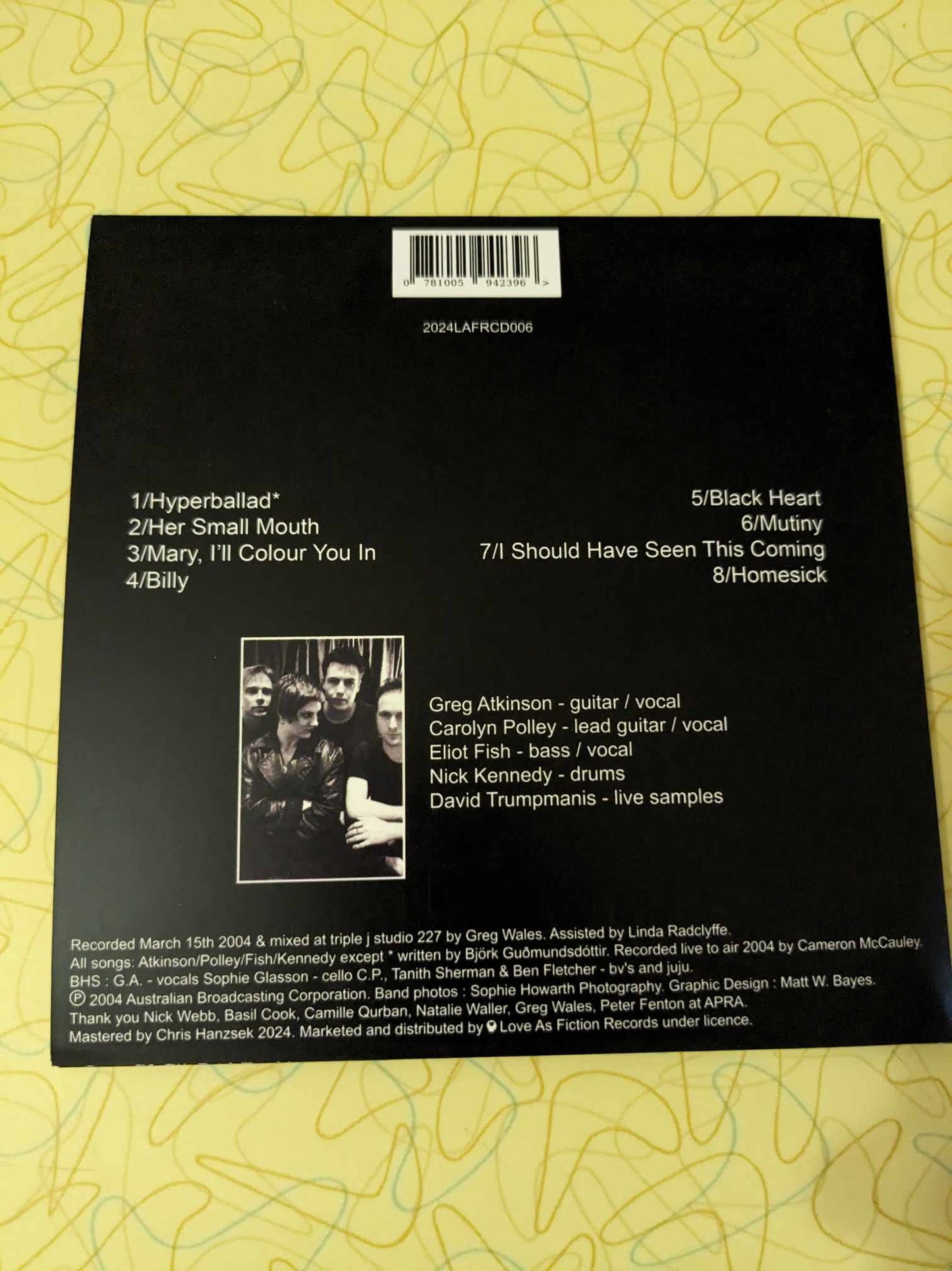Big Heavy Stuff - Live at triple j 2004 - Limited Edition Compact Disc
