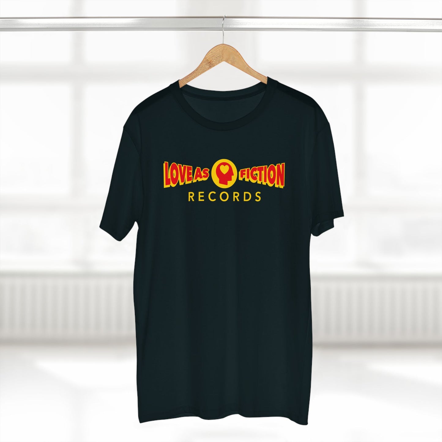 Love As Fiction Records T‑Shirt — Retro Band Logo Tee