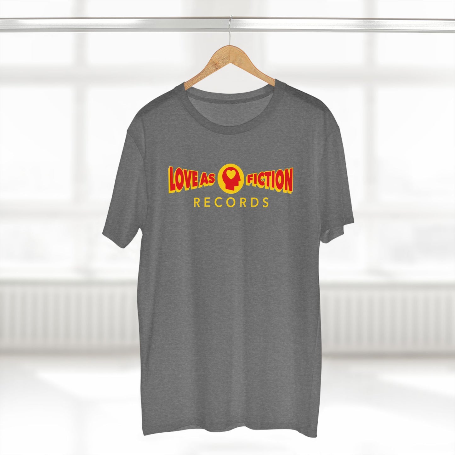 Love As Fiction Records T‑Shirt — Retro Band Logo Tee