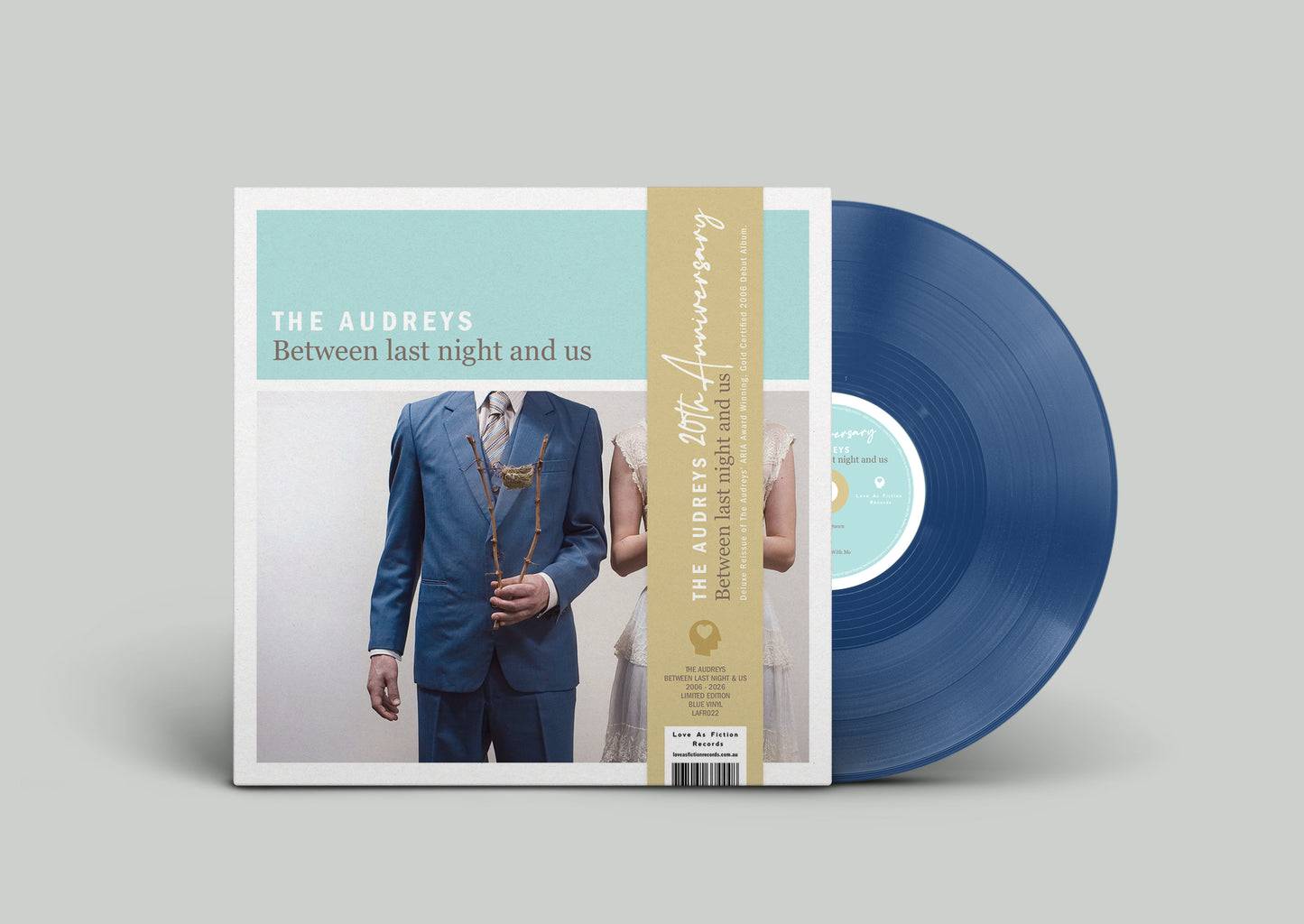 The Audreys - Between Last Night and Us - Limited Edition Clear Blue Vinyl