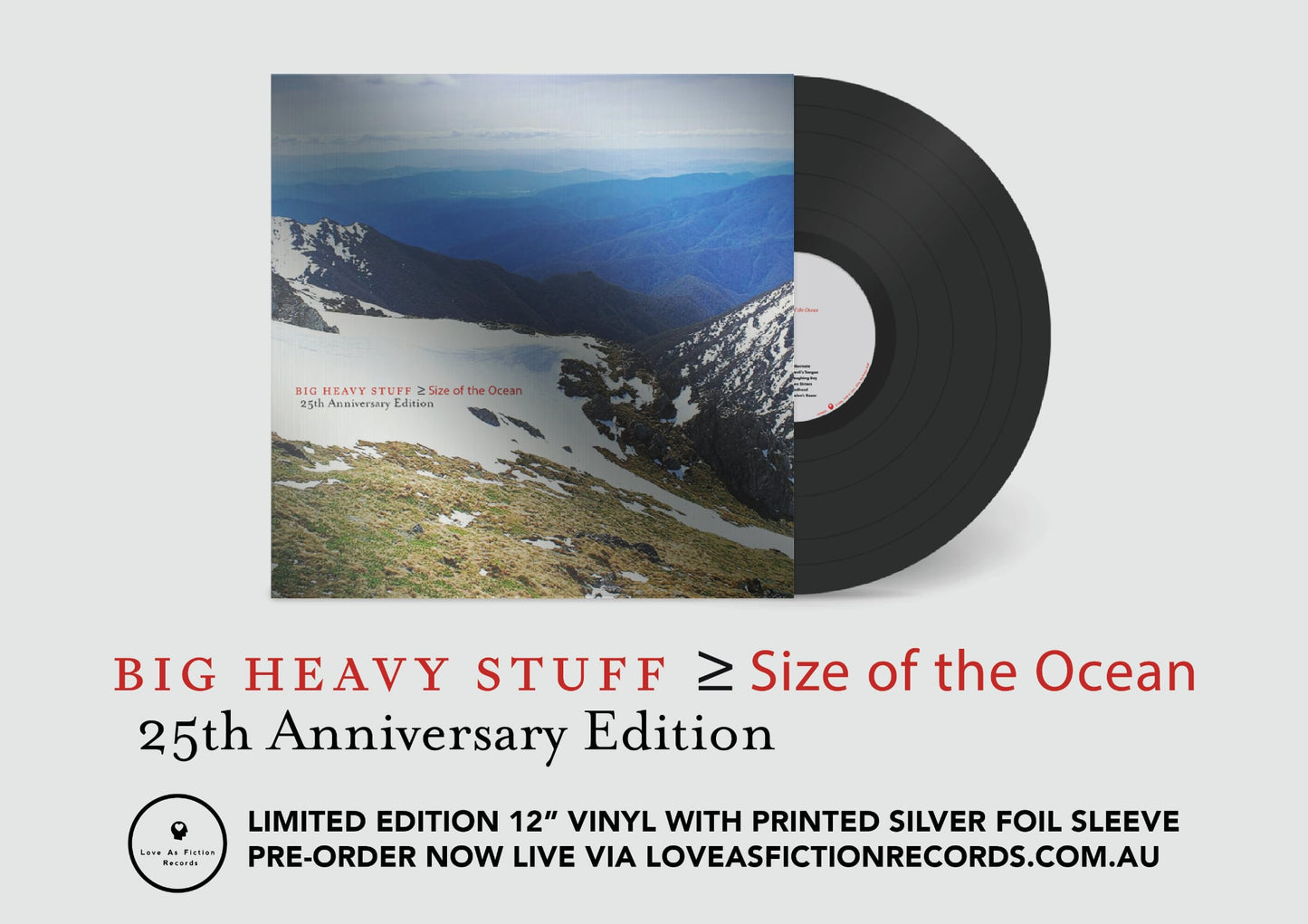 Big Heavy Stuff - Size of the Ocean - 25th Anniversary Limited Edition Vinyl